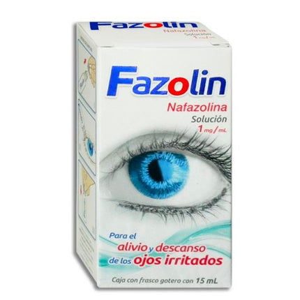 Fazolin (Nafazolina) 1 mg/ml Frasco Gotero con 15 ml