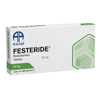 Festeride (Bicalutamida) 50 mg Caja con 28 Tabletas