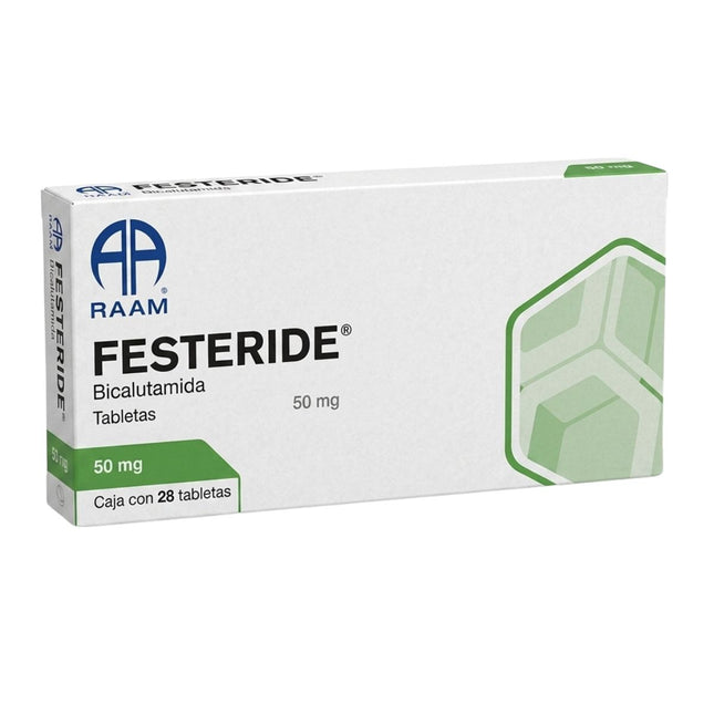 Festeride (Bicalutamida) 50 mg Caja con 28 Tabletas