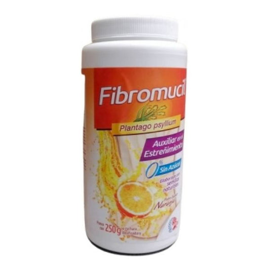 Fibromucil (Plantago Psyllium) Sabor Naranja Sin Azucar