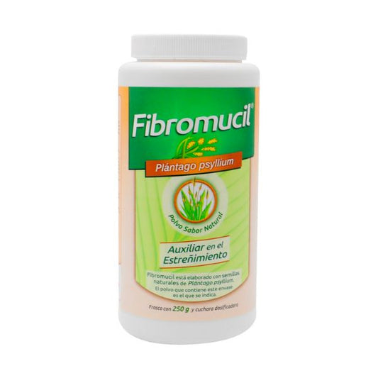 Fibromucil (Plantago Psyllium) Sabor Natural Frasco de 250 g