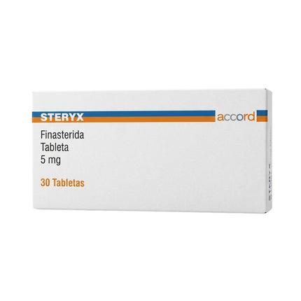 Steryx (Finasterida) 5 mg Caja con 30 Tabletas