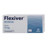 Flexiver (Meloxicam) 15 mg Caja con 10 tabletas – Farmacia Sanorim