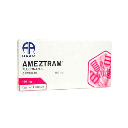 Ameztram (Fluconazol) 150 mg Caja con 1 Cápsula