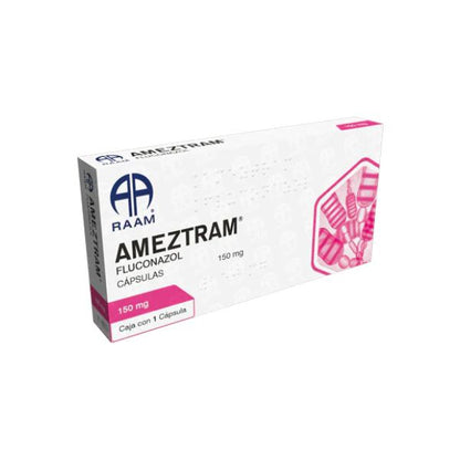 Ameztram (Fluconazol) 150 mg Caja con 1 Cápsula