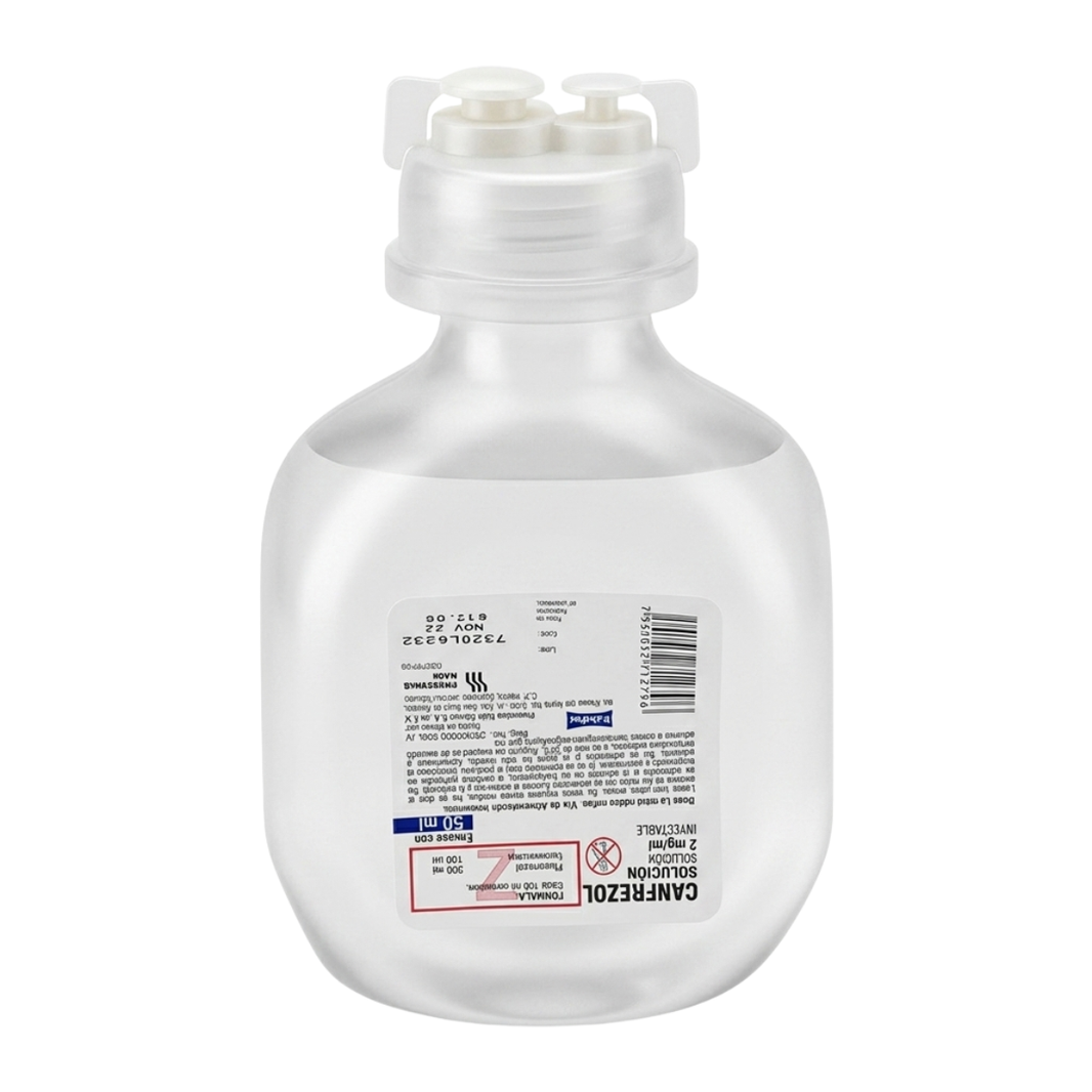 Canfrezol (Fluconazol) Solución Inyectable 2 mg/ml Frasco con 50 ml ...