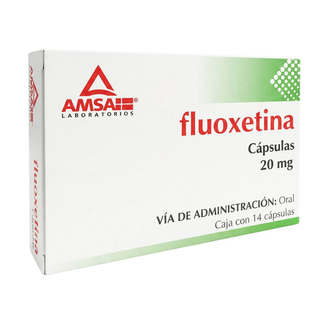 Fluoxetina 20 mg Caja Con 14 Capsulas
