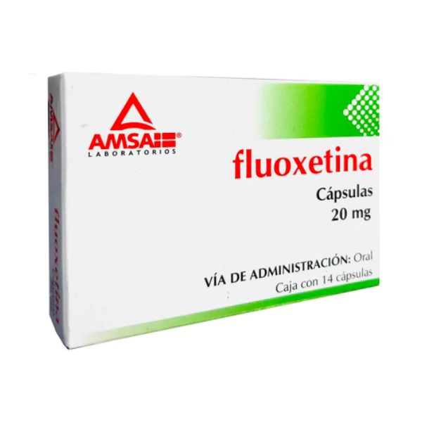 Fluoxetina 20 mg Caja Con 14 Capsulas