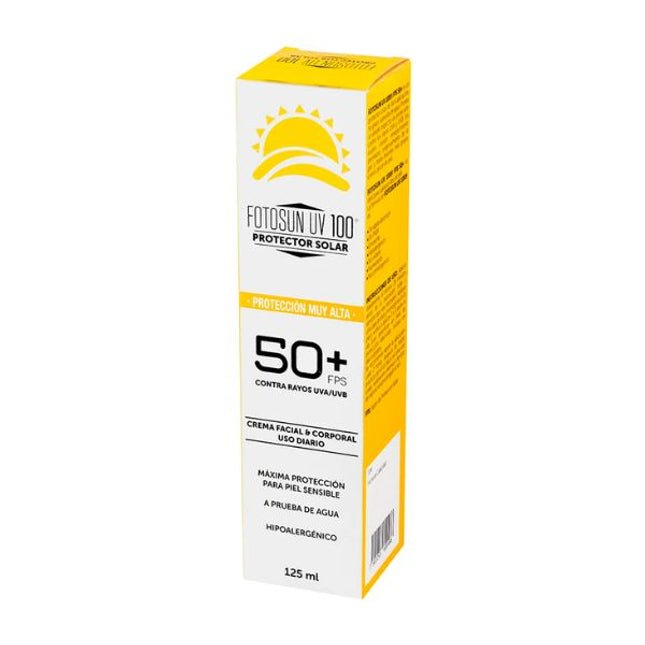 Fotosun® Uv 100 Protector Solar Uso Diario Fps50+ 125 ml