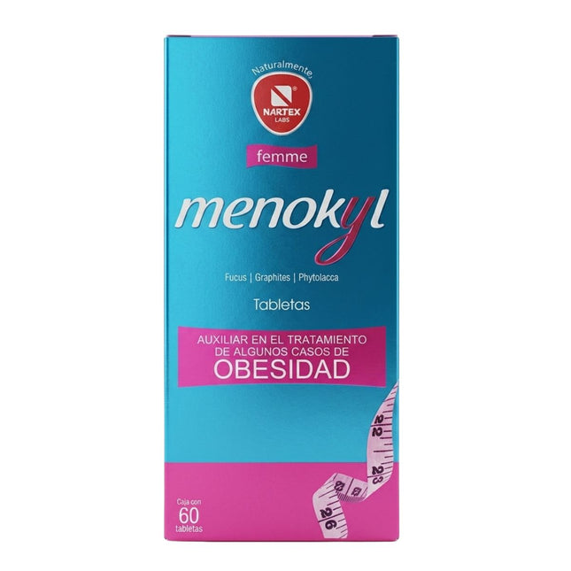 Menokyl (Auxiliar en el Manejo de Control de Peso) Caja con 60 Tabletas| Nartex