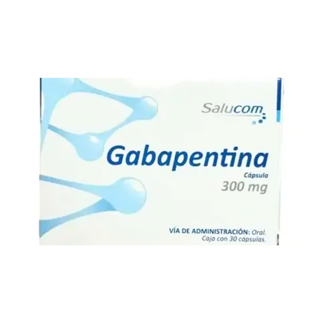 Gabapentina 300 mg Salucom 30 Cápsulas PiSA