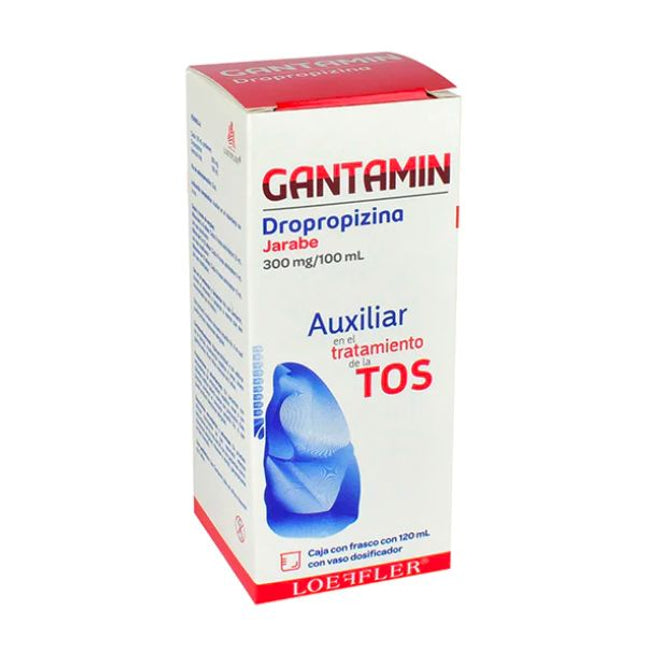 Gantamin (Dropropizina) 300mg/100ml Frasco Con 120 ml