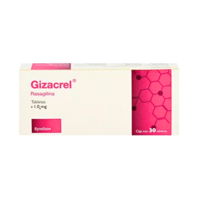 Gizacrel Rasagilina 1.0 mg Caja con 30 Tabletas