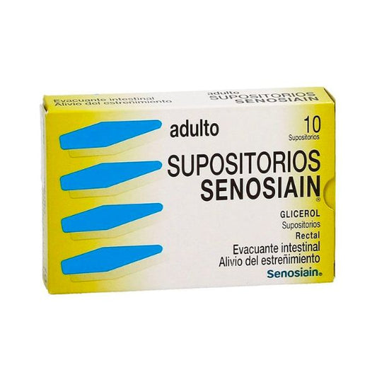 Supositorios Glicerol Senosiain Caja con 10 Supositorios para Adulto