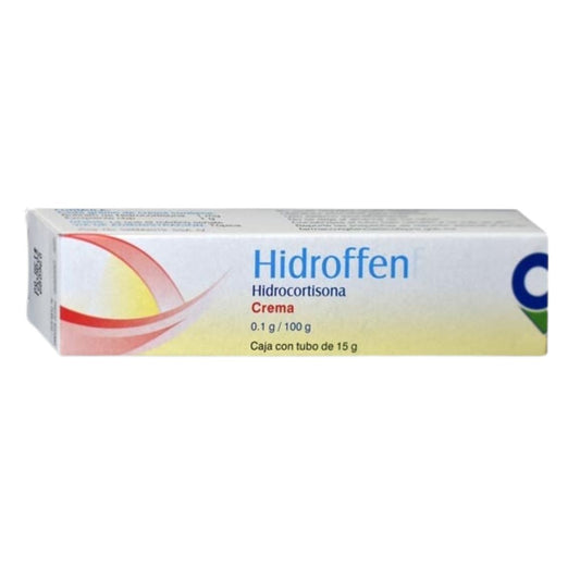 Hidroffen (Hidrocortisona) 1.0% Caja con Tubo con Crema 15 g