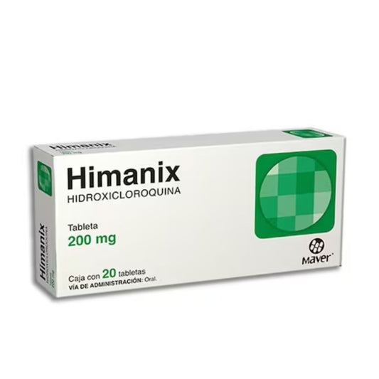 Himanix (Hidroxicloroquina) 200 mg Caja con 20 Tabletas