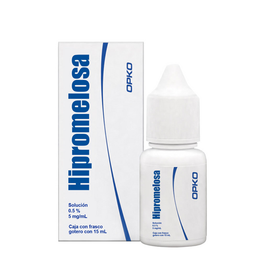 Hipromelosa Solución Oftálmica 0.5% Frasco con 15 ml