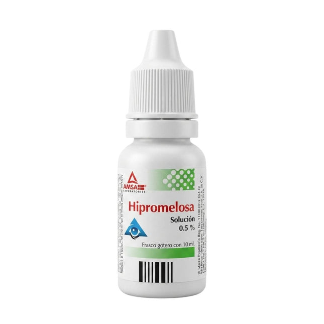 Hipromelosa 0.5% Solución Oftalmica Frasco Gotero con 10 ml