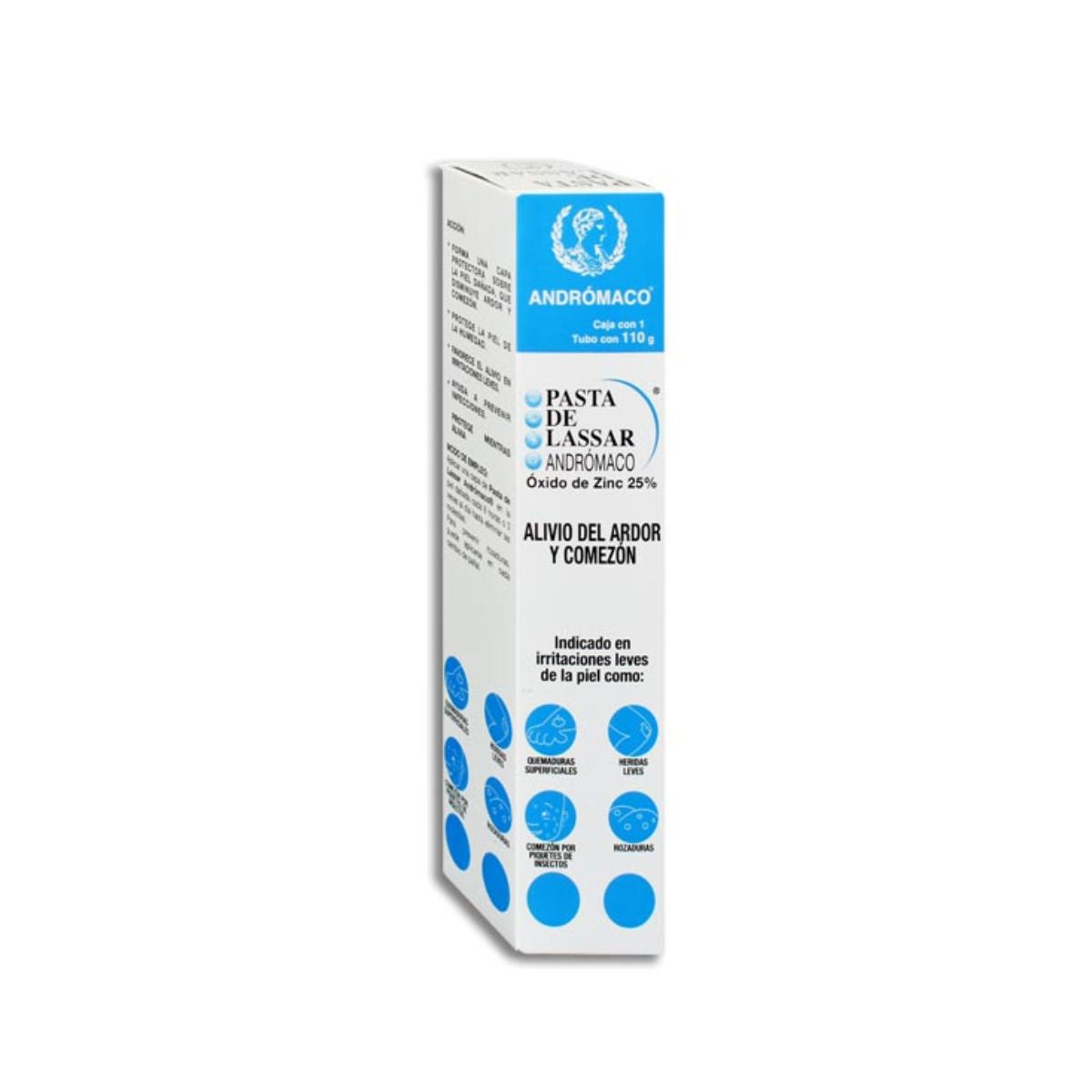 Pasta Lassar (Oxido de Zinc) Tubo con 110 Gramos – Farmacia Sanorim