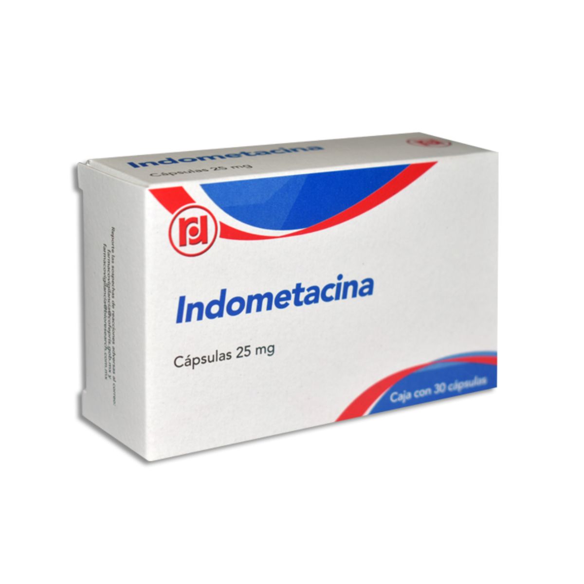 Indometacina 25 mg Caja con 30 Tabletas