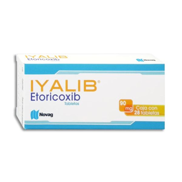 Iyalib (Etoricoxib) 90 mg Caja con 28 Tabletas