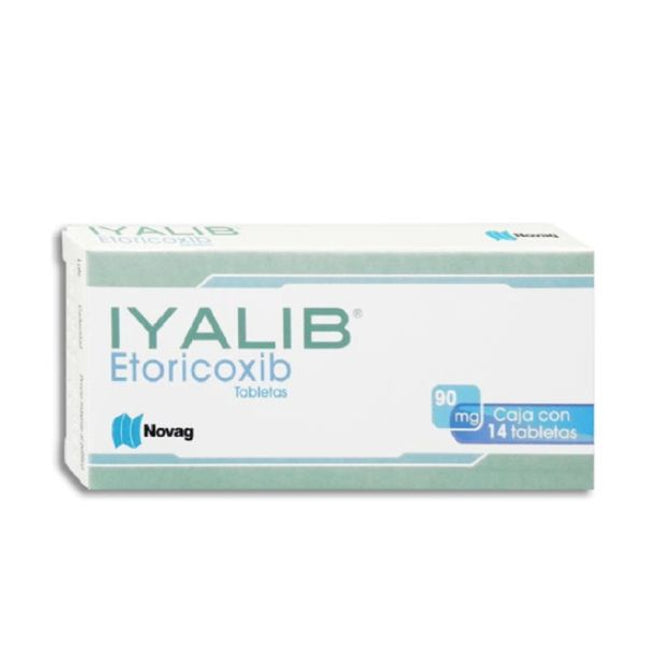 Iyalib (Etoricoxib) 90 mg Caja con 14 Tabletas