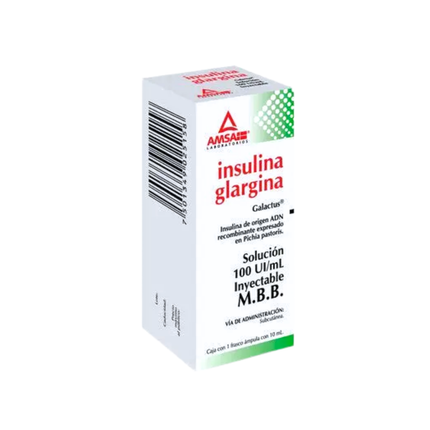 Insulina Glargina 100 Ui Solucion Inyectable | AMSA