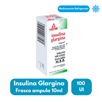 Insulina Glargina 100 Ui Solucion Inyectable | AMSA