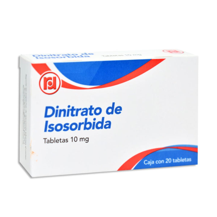 Dinitrato de Isosorbida 10 mg Caja con 20 tabletas – Farmacia Sanorim