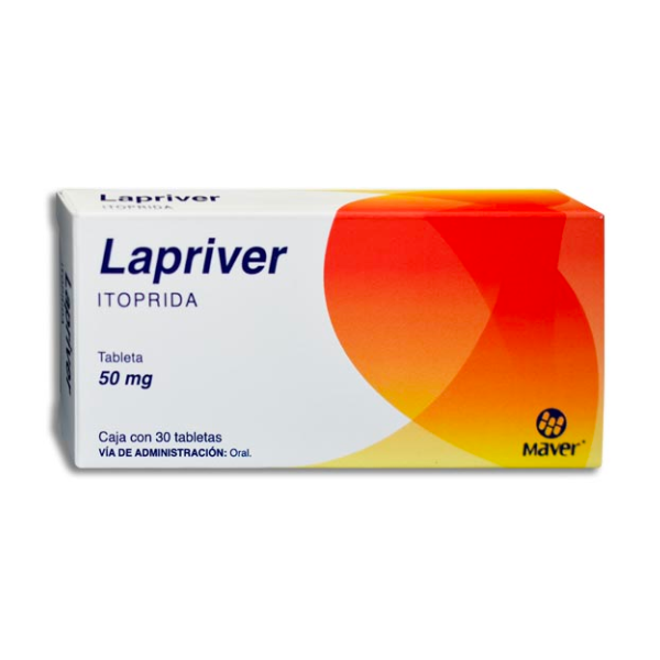 Lapriver (Itoprida) 50 Mg Caja Con 30 Tabletas