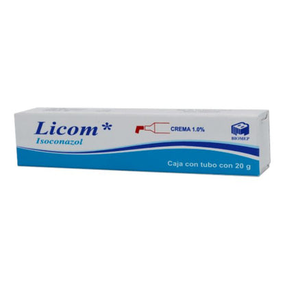 Licom (Isoconazol) 1.0% Caja con Tubo con 20 g