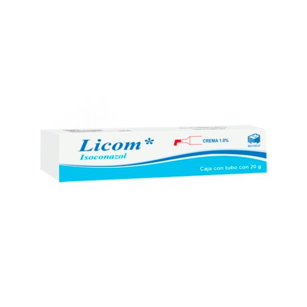 Licom (Isoconazol) 1.0% Caja Con Tubo Con 20 G – Farmacia Sanorim