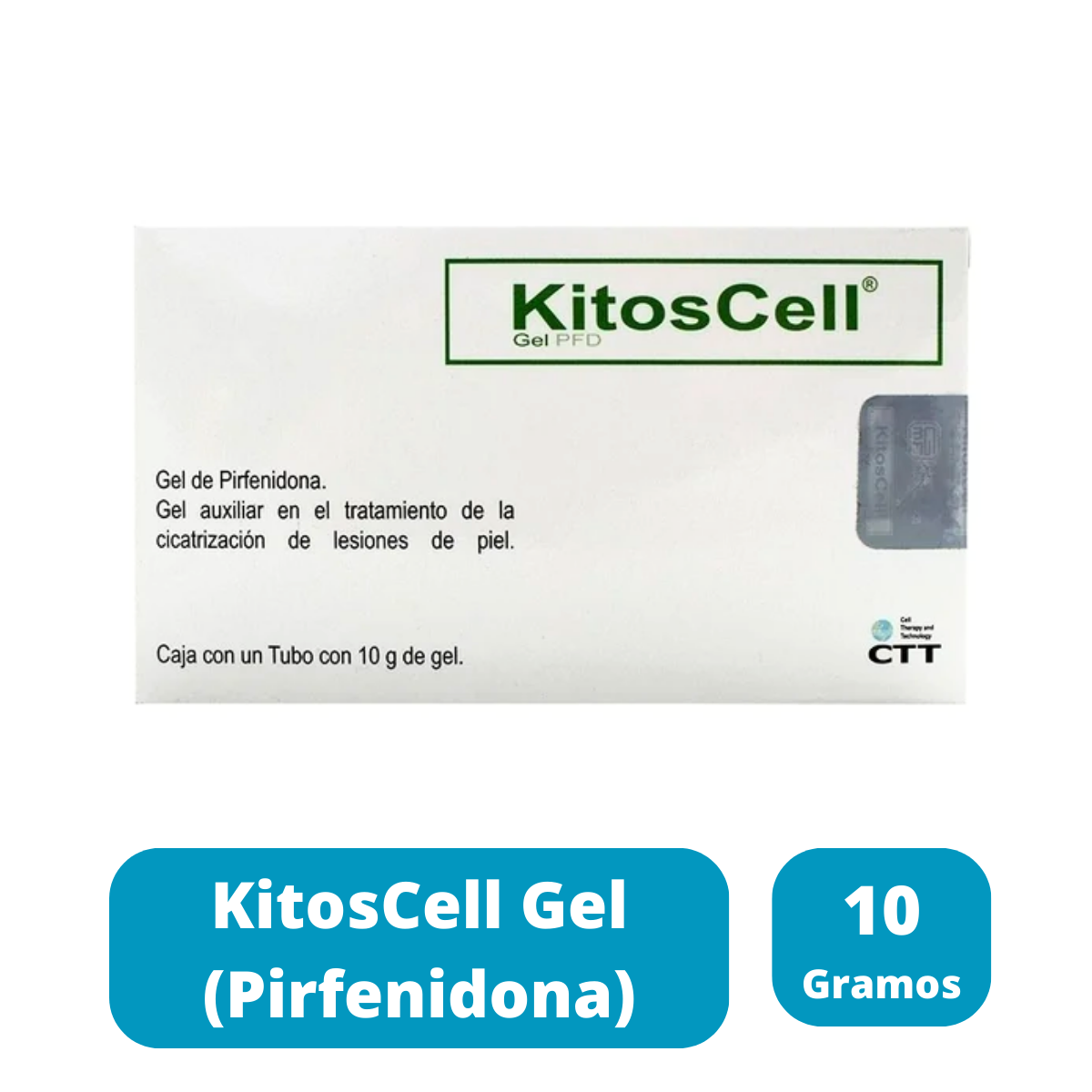 KitosCell (Pirfenidona) Caja con Tubo de 10 Gramos