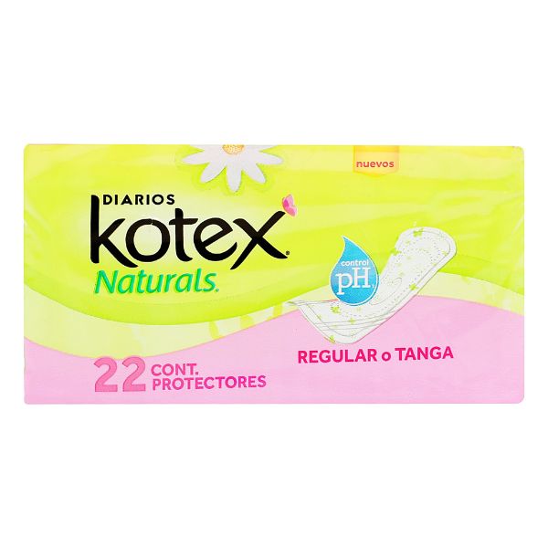 Pantiprotectores Kotex Proteccion Avanzada Regular Contiene 22 Pantiprotectores