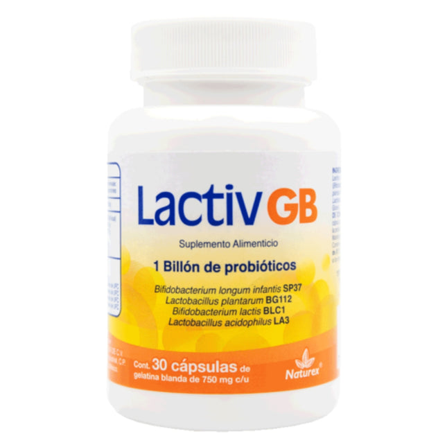 Lactiv Gb 1 Billón De Probióticos Frasco con 30 Cápsulas