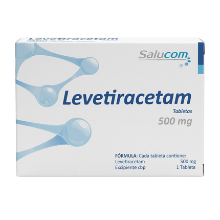 Levetiracetam 500 mg Caja con 60 Tabletas