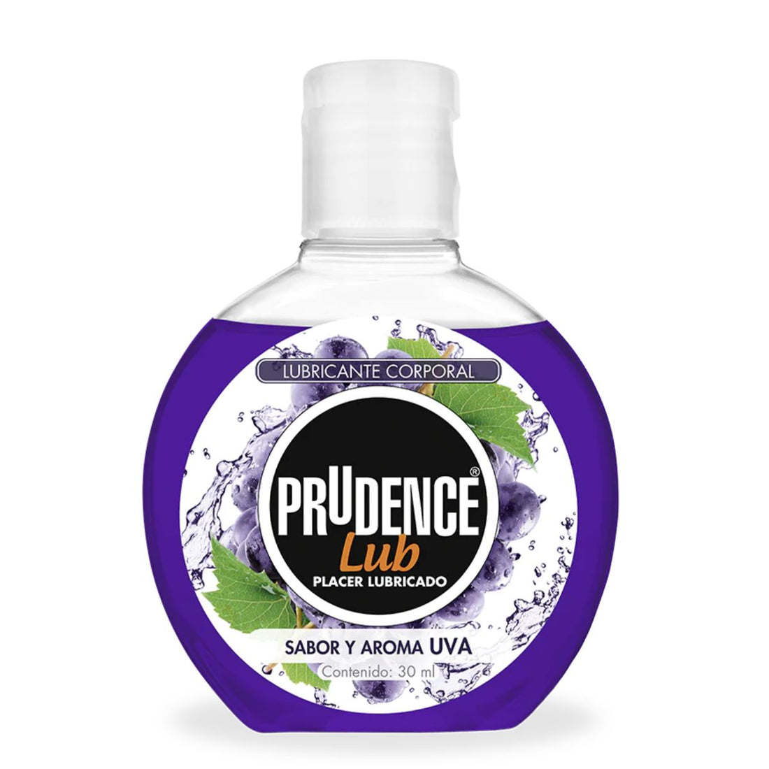 Prudence Lubricante Corporal Sabor y Aroma a Uva Frasco con 30 ml ...