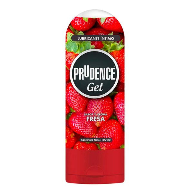 Gel Lubricante Prudence Sabor Fresa Frasco con 100 ml