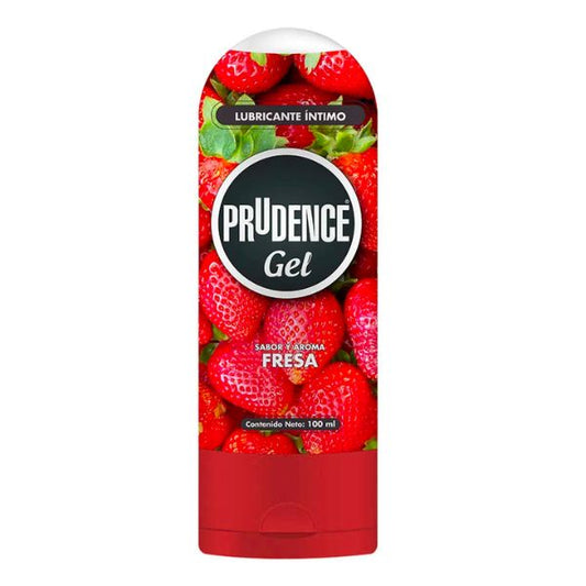 Gel Lubricante Prudence Sabor Fresa Frasco con 100 ml