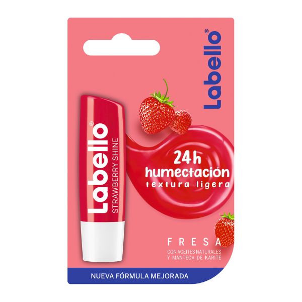 Labello Bálsamo Labial Fresa 4.8g/5.5ml