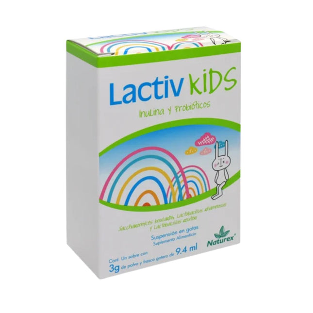 Lactiv Kids (Inulina, Probióticos)  Suspensión Frasco Gotero con 9.4 mL