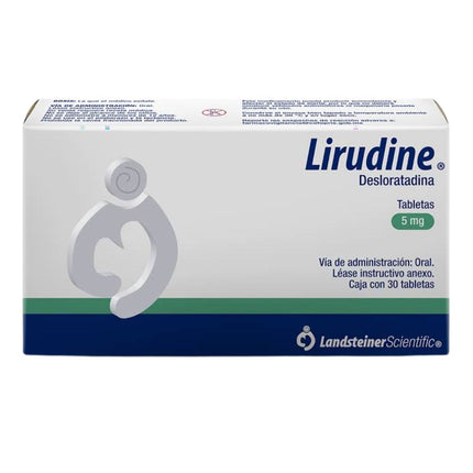 Lirudine (Desloratadina) 5 mg Caja con 30 Tabletas