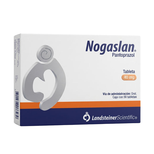 Nogaslan (Pantoprazol) 40 mg Caja con 56 Tabletas