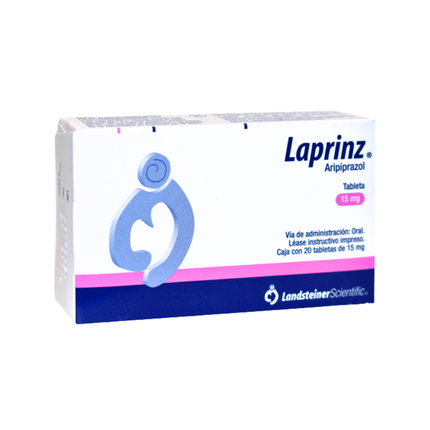 Laprinz (Aripiprazol) 15 mg caja con 20 Tabletas | Landsteiner