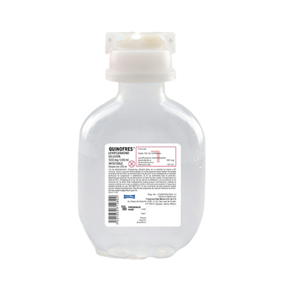 Quinofres (Levofloxacino) 500 mg / 100 ml Inyectable
