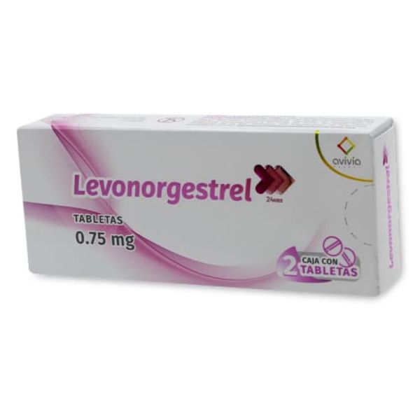 Levonorgestrel 0.75 mg Caja con 2 Tabletas