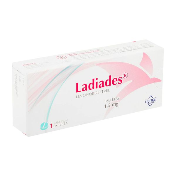 Ladiades (Levonorgestrel) 1.5 mg Caja con 1 Tableta