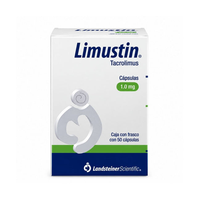 Limustin (Tacrolimus) 1.0 mg Caja con 50 Cápsulas | Landsteiner Scientific