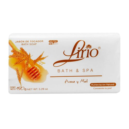 Jabón Lirio Neutro Miel y Avena Narra 150 g