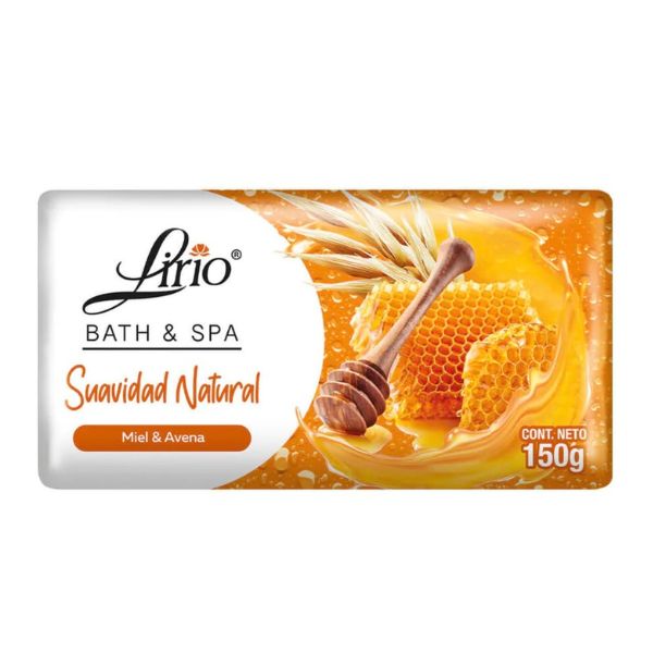 Jabón Lirio Neutro Avena y Miel Barra 120 g